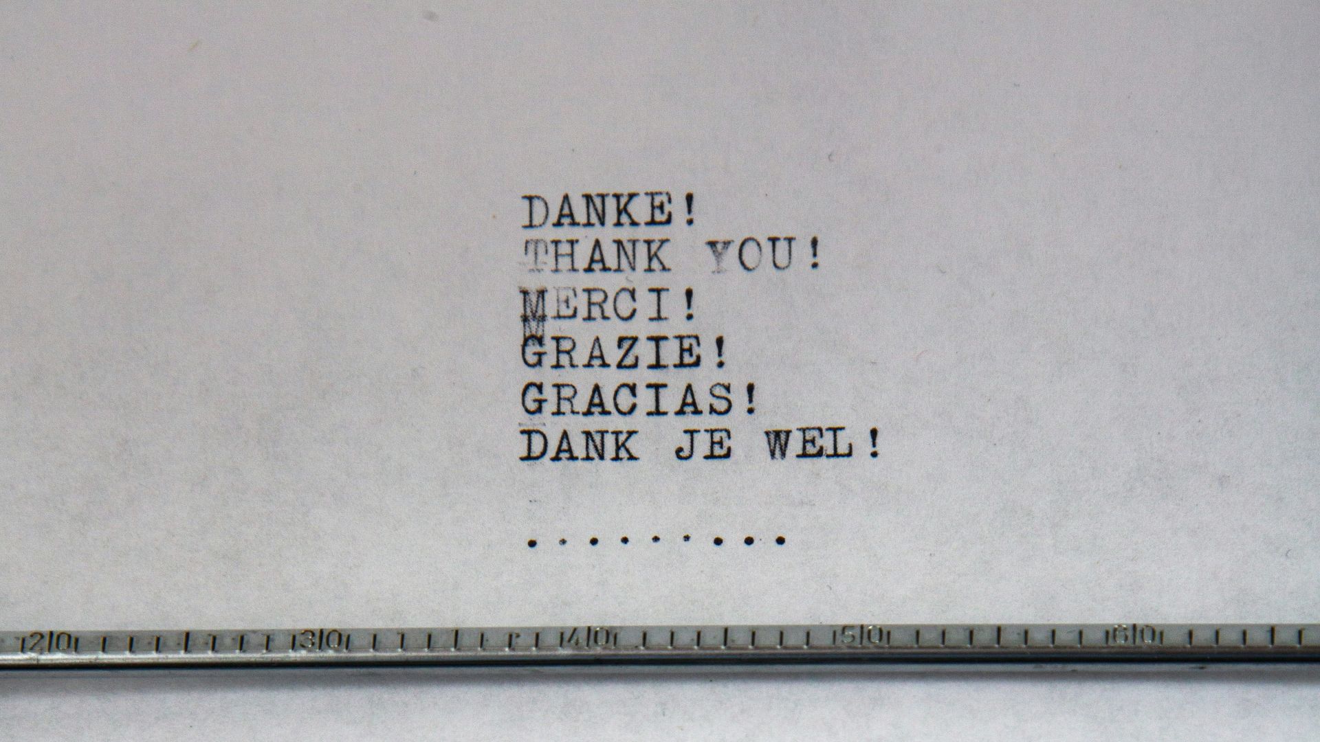 17. Dire merci