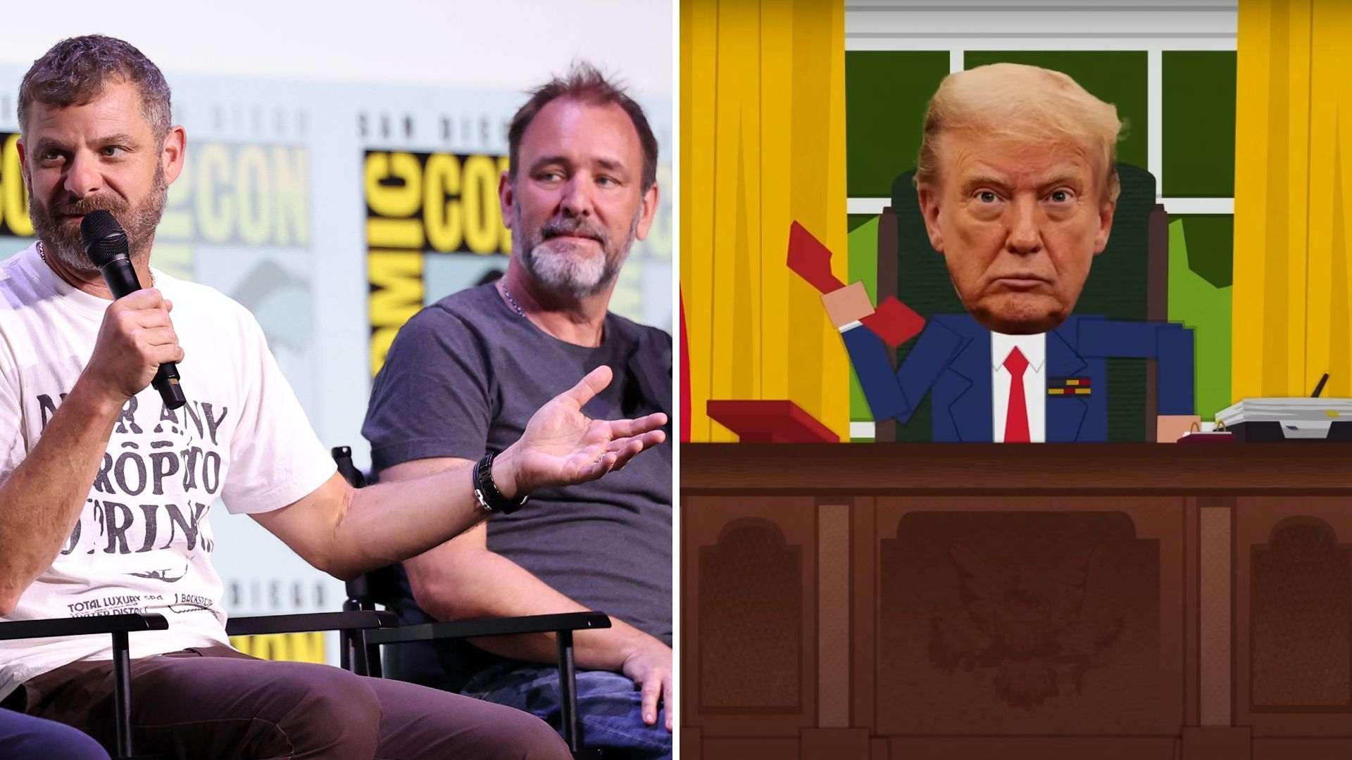 Les créateurs de South Park réagissent à la colère de Trump