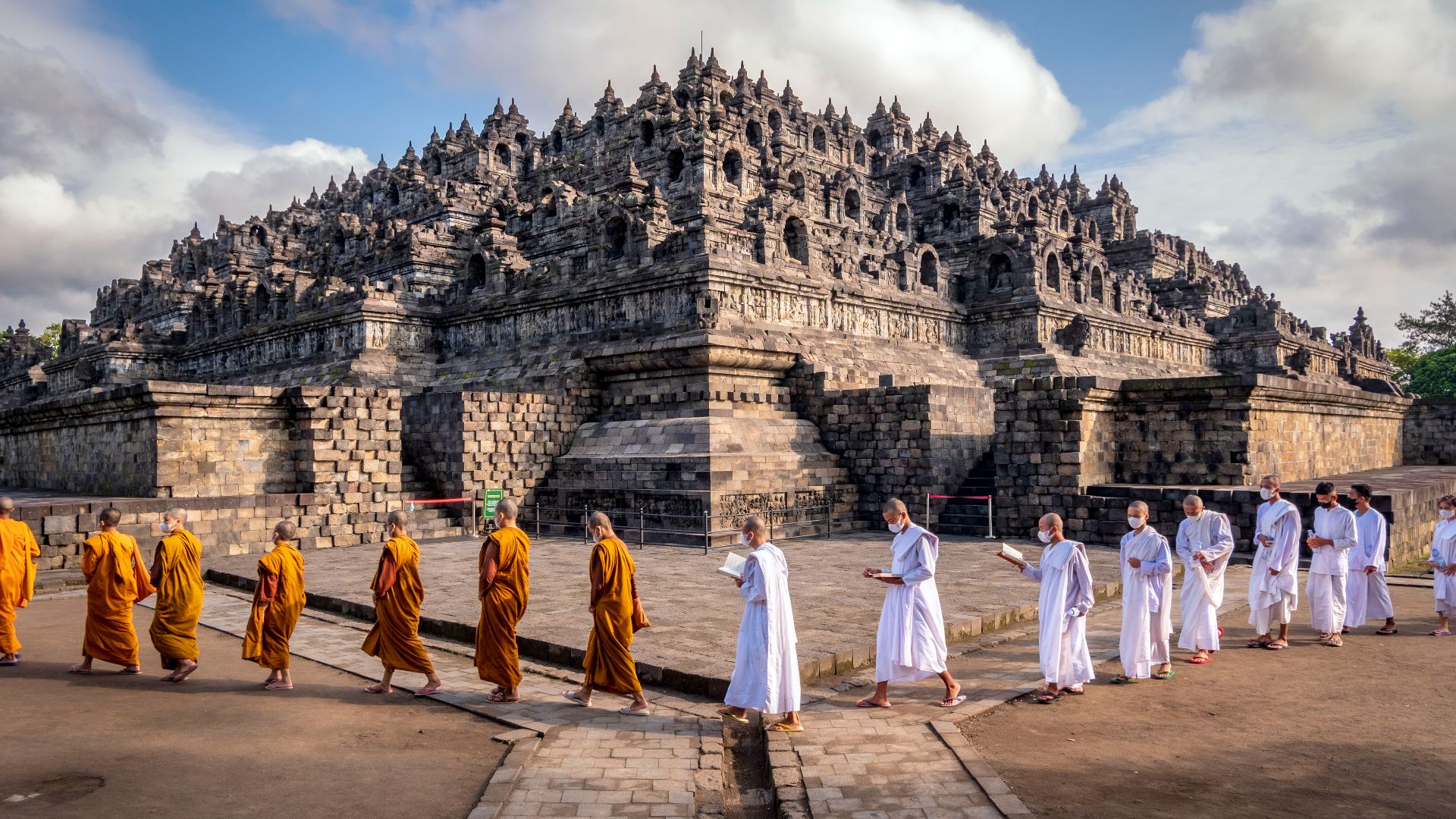 6. Temple de Borobudur (IXe siècle de notre ère, Indonésie)