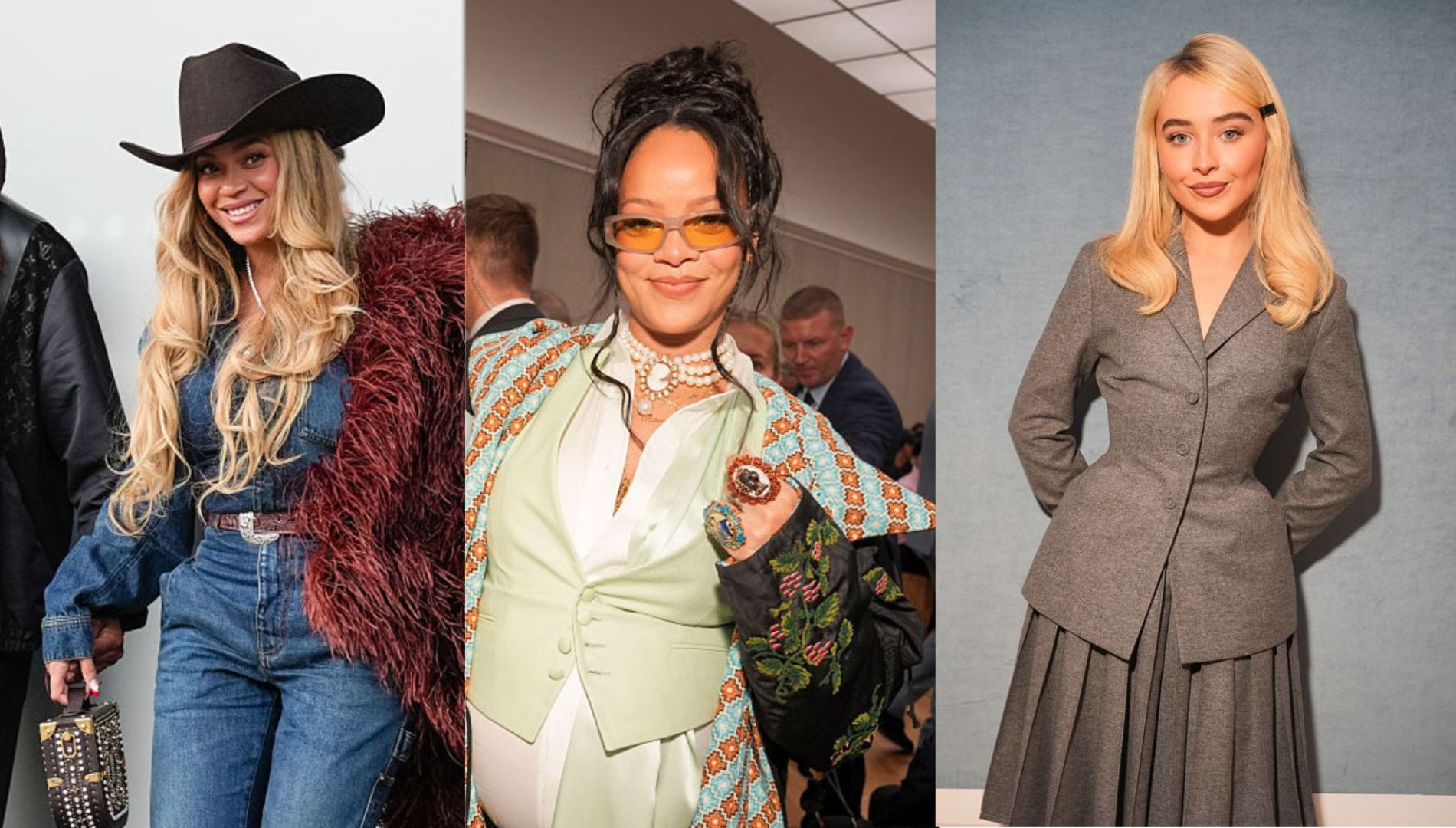 12 looks from Paris Fashion Week with Beyoncé, Rihanna and Sabrina Carpenter