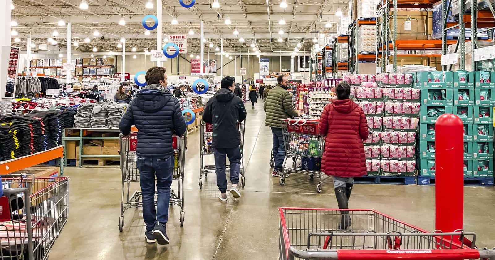 19. L’achat d’articles en gros (ex. : Costco ou entrepôt)