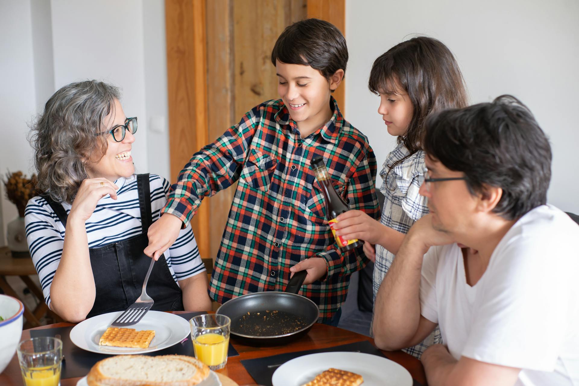 Le petit-déjeuner en famille renforce le sentiment d'appartenance
