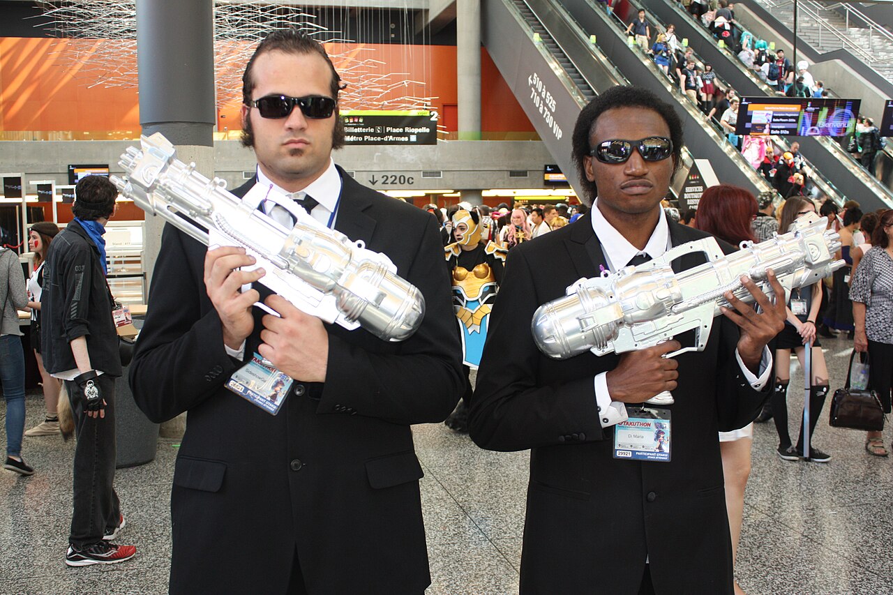 15. The <em>Men in Black</em>'s Simple Black Shades