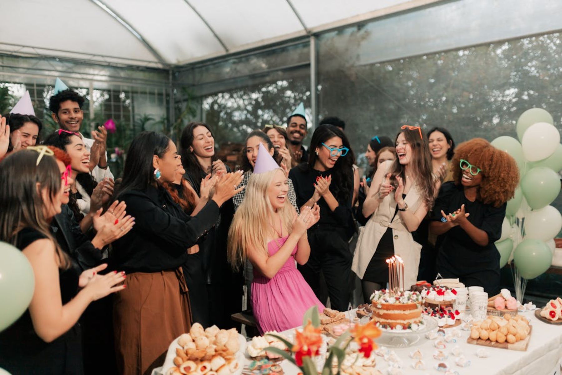 Joining Strangers' Birthday Celebration