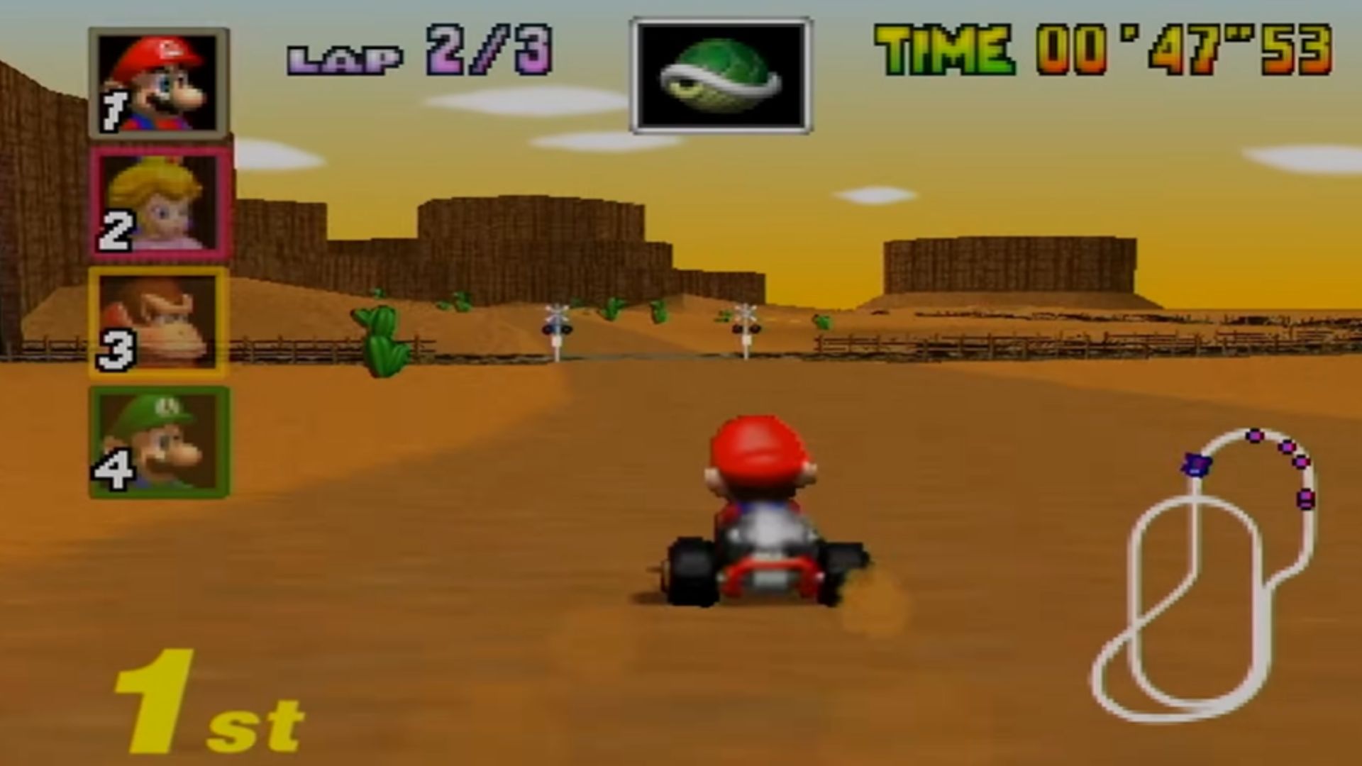 7. Mario Kart 64 (N64, 1996)