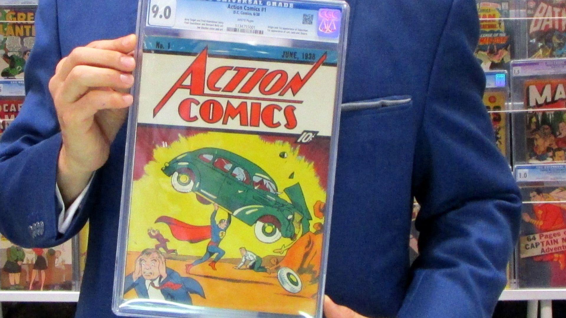 3. Le premier super-héros de l'histoire de la bande dessinée