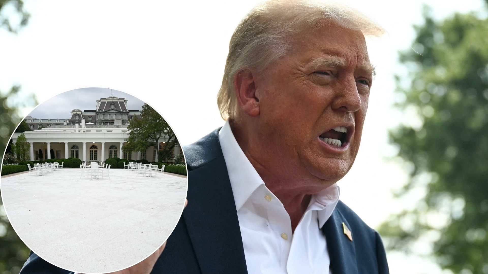 Trump obsédé par la rénovation de la Maison-Blanche