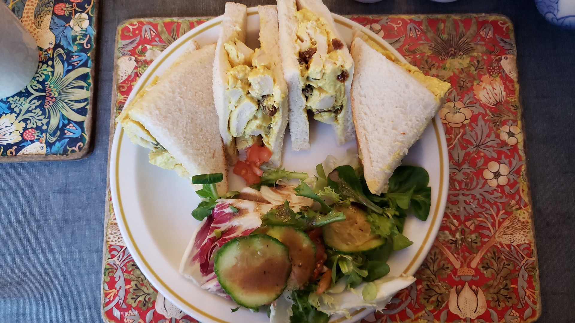 1. Sandwich au poulet du couronnement