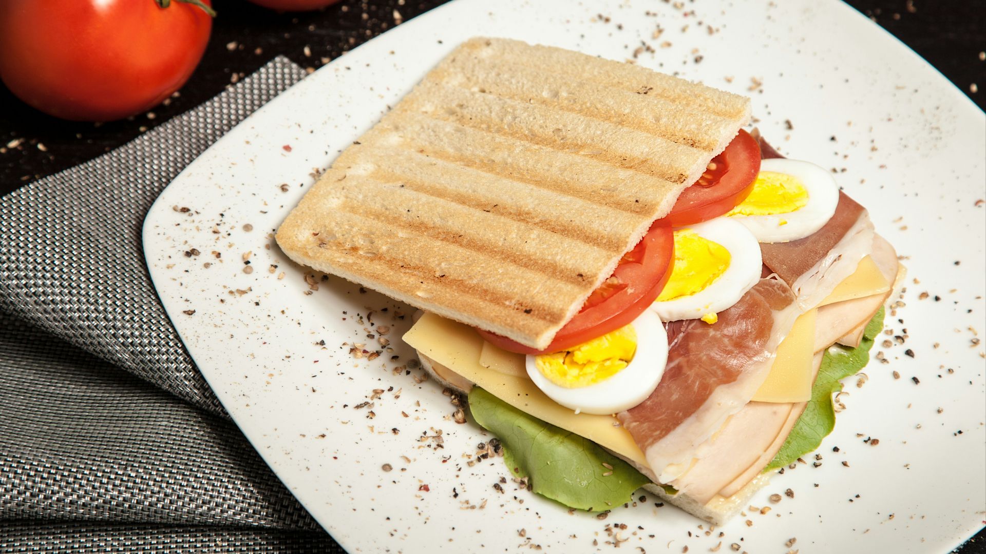 7. Sandwich aux œufs et aux sardines