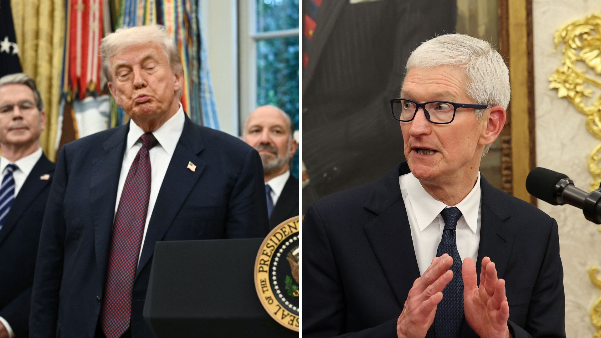 Apple et le cadeau en or pour Trump