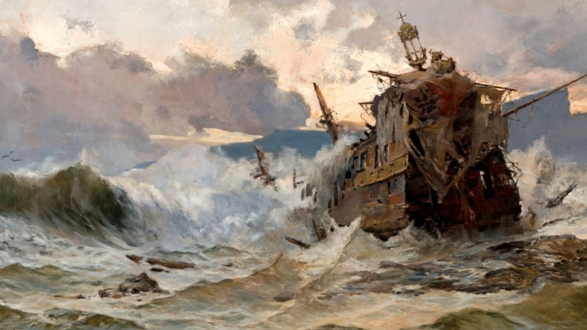 4. L'Armada espagnole détruite par les tempêtes de l'Atlantique Nord
