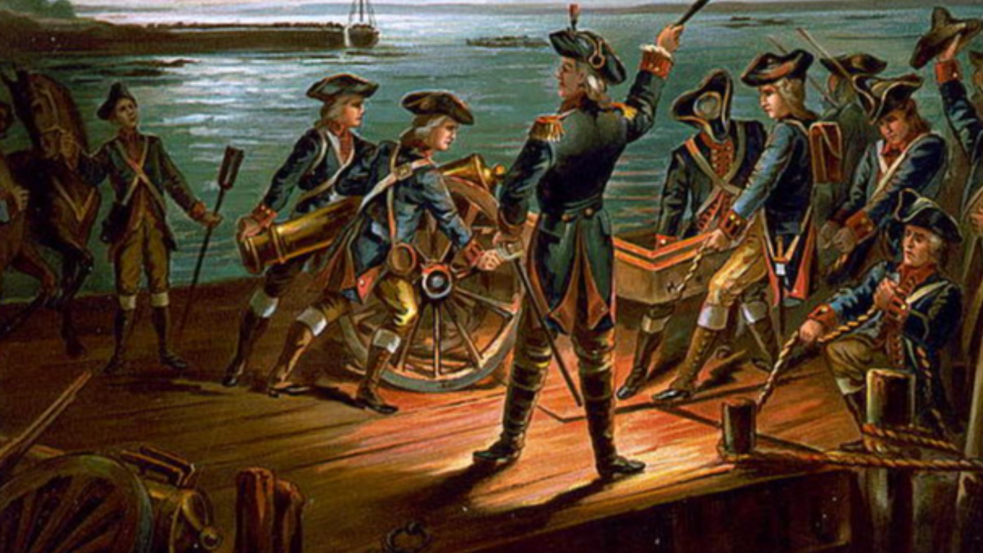 12. Les conditions météorologiques facilitent la fuite de Washington lors de la bataille de Long Island