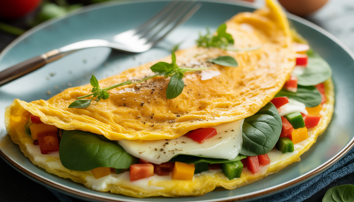 3. Omelette express aux légumes