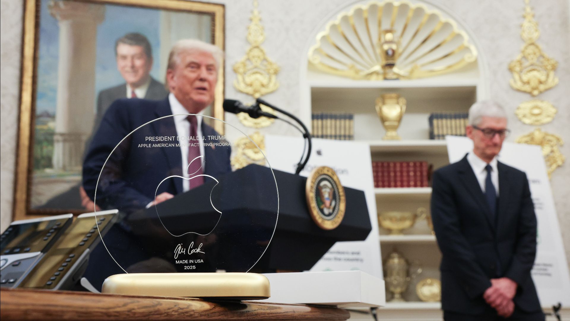 Trump's name