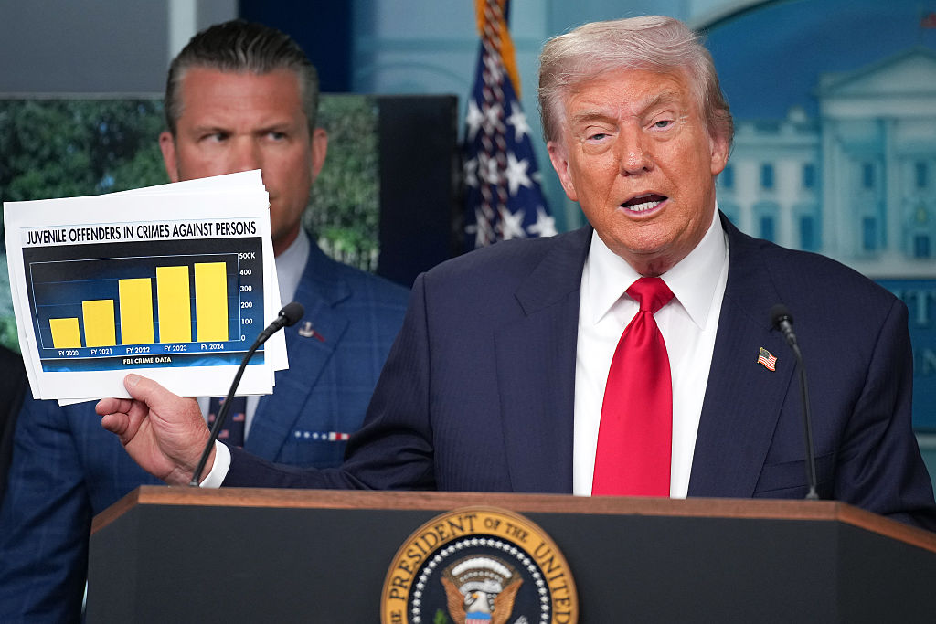 Une capitale «envahie de gangs violents», selon Trump