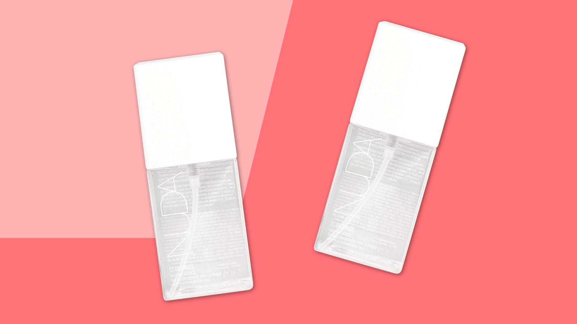 Eau autobronzante pour le visage Cloudmist Express NUDA CANADA, 75 ml, 47 $