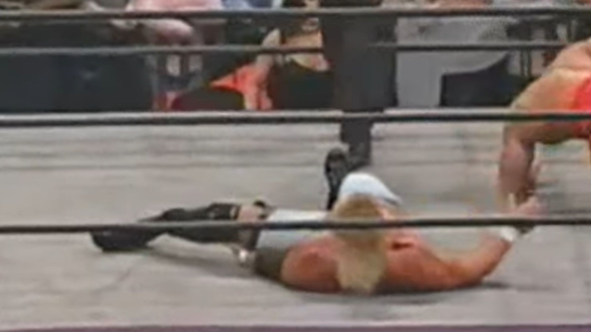 3. La jambe de Sid Vicious se brise lors d'un match de catch (2001)