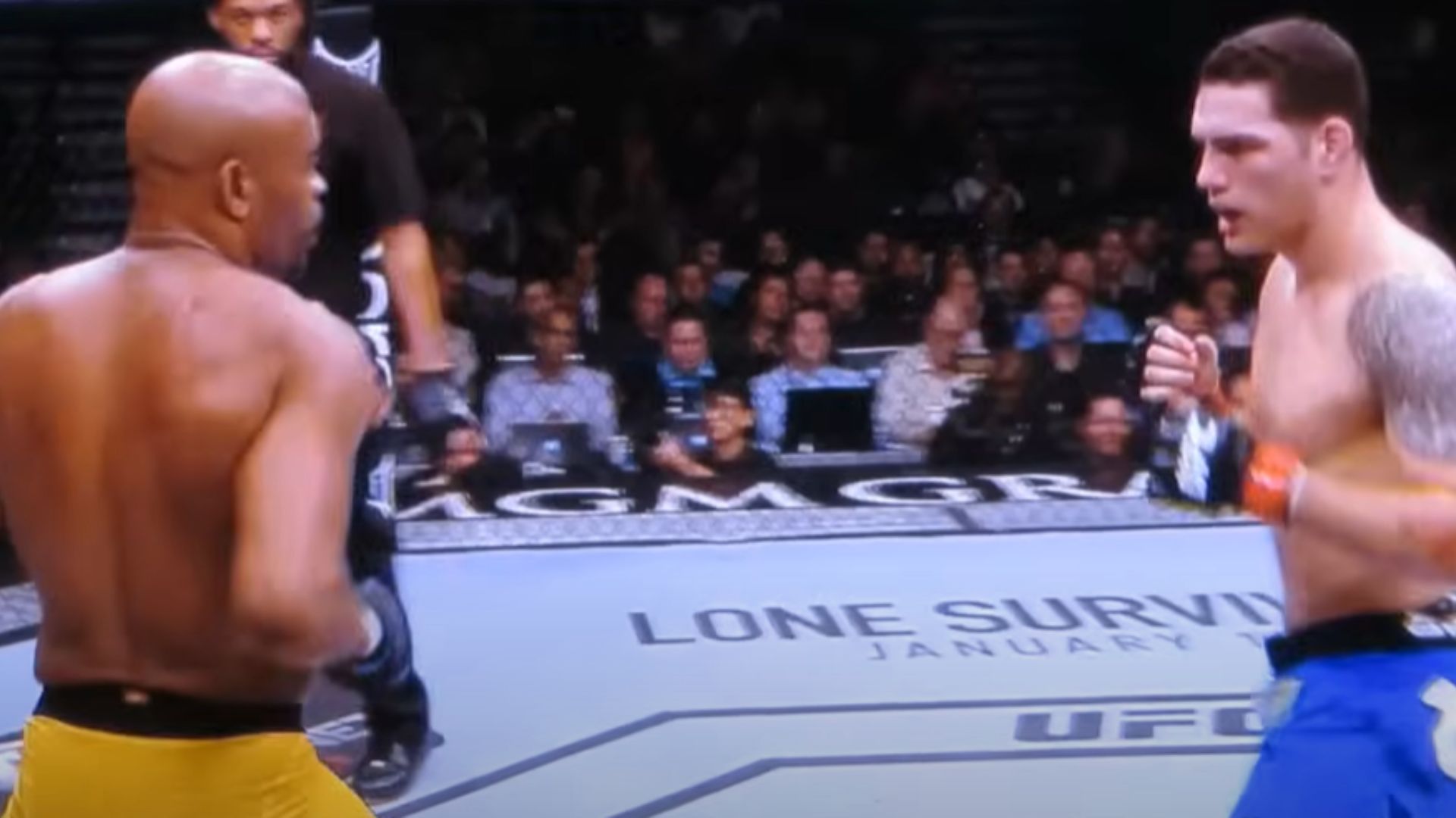 15. Anderson Silva se casse la jambe sur une tentative de coup de pied (2013)