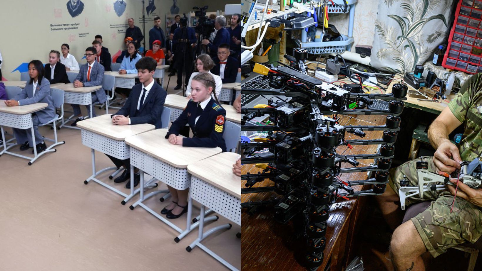 Russia uses children to create and operate drones