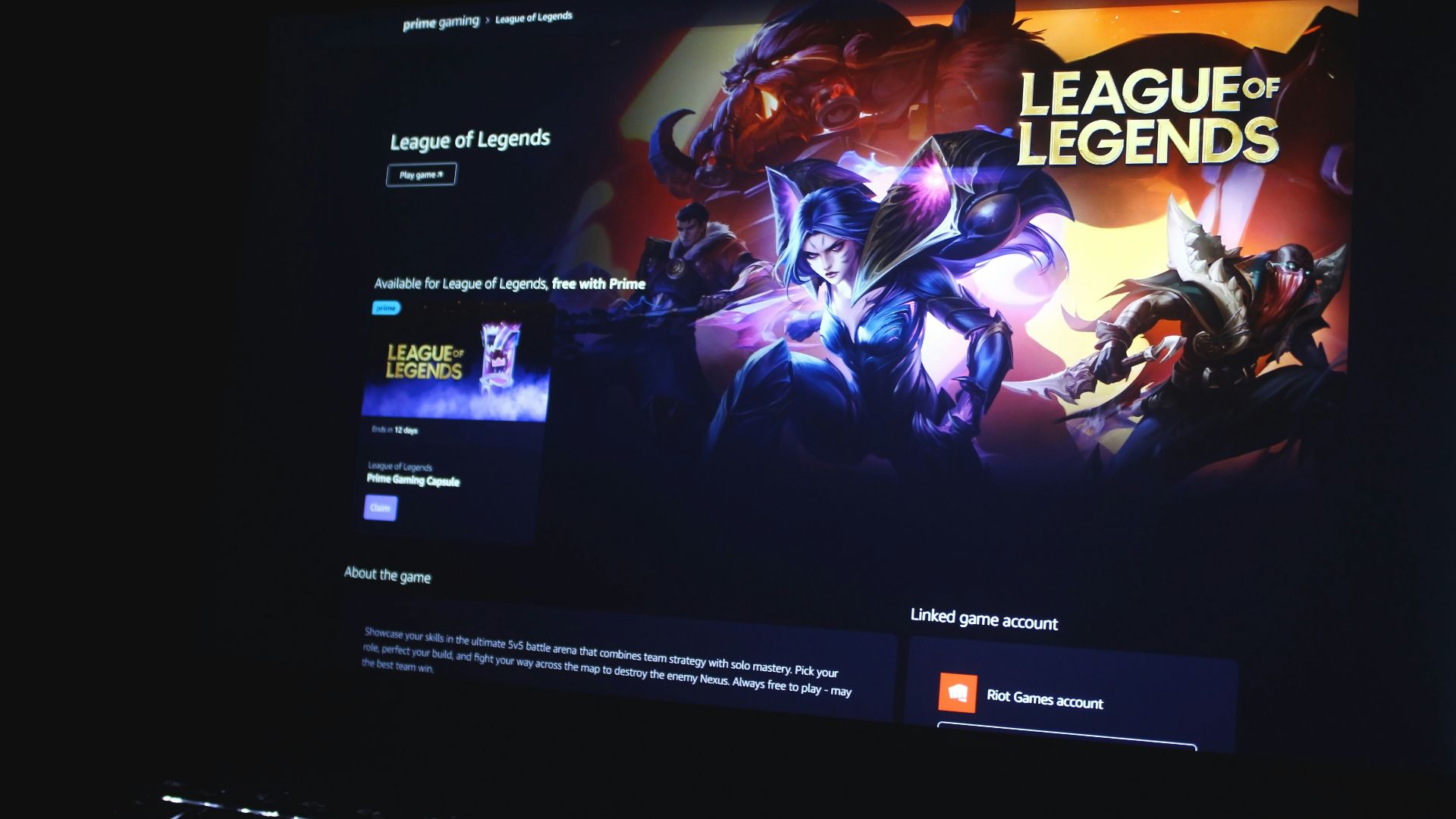 5. League Of Legends