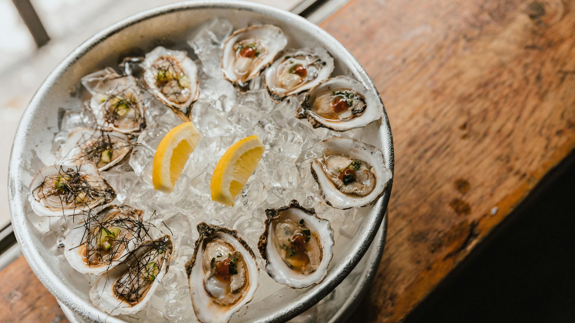6. Huîtres crues