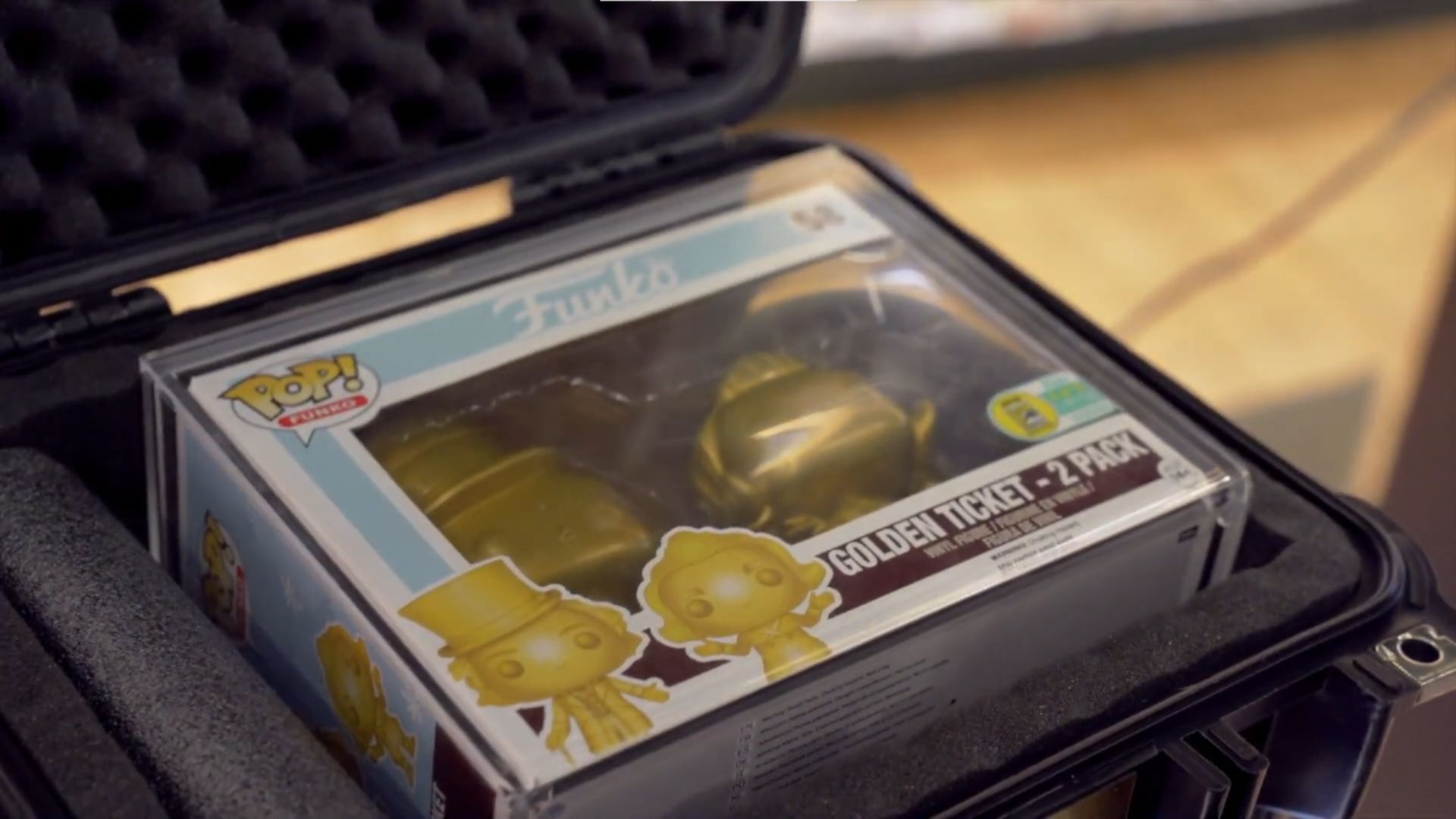 15. Funko Pop: Willy Wonka & Oompa Loompa Golden Ticket 2-Pack: $210,000