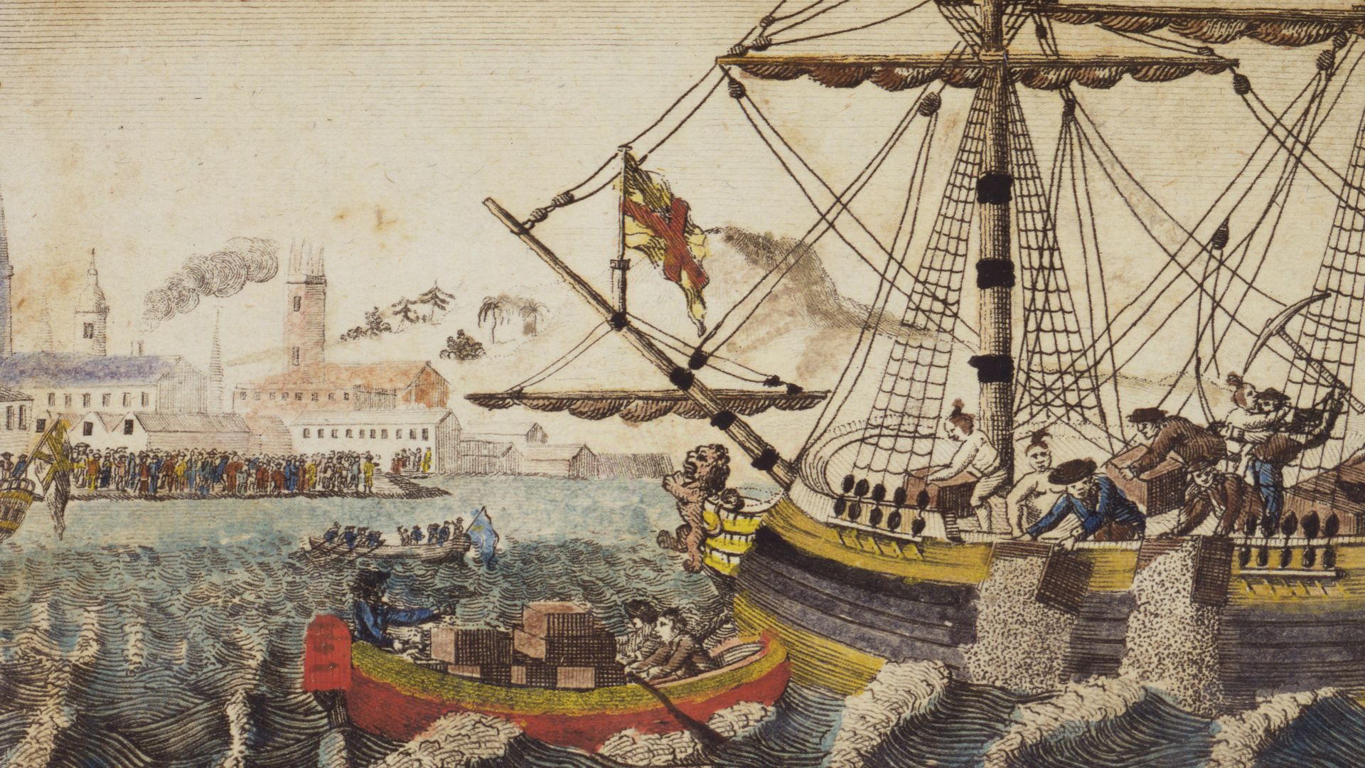 10. Le Boston Tea Party ne concernait que les taxes
