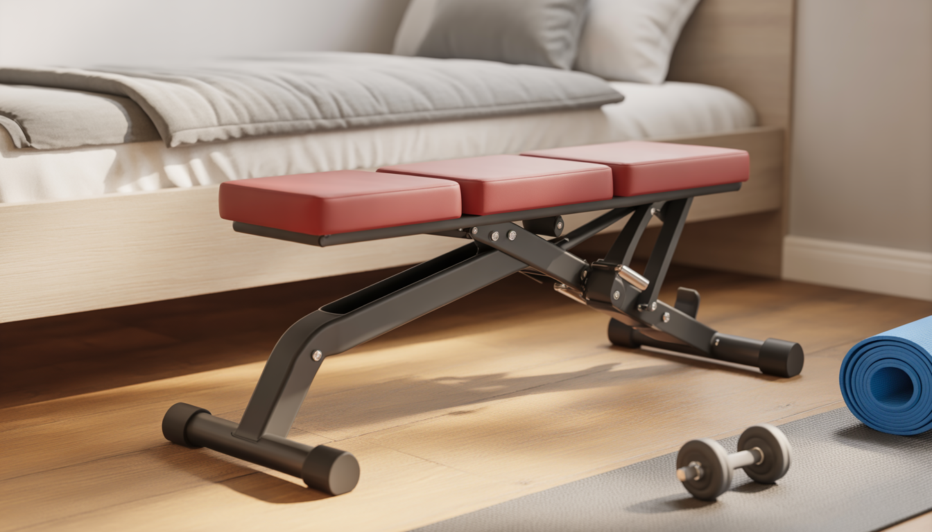 1. Banc de musculation pliable