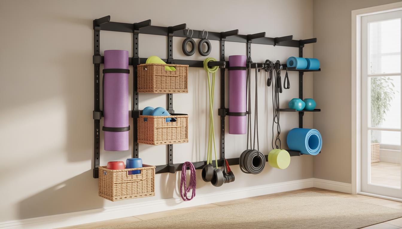 10. Rangement mural pour accessoires