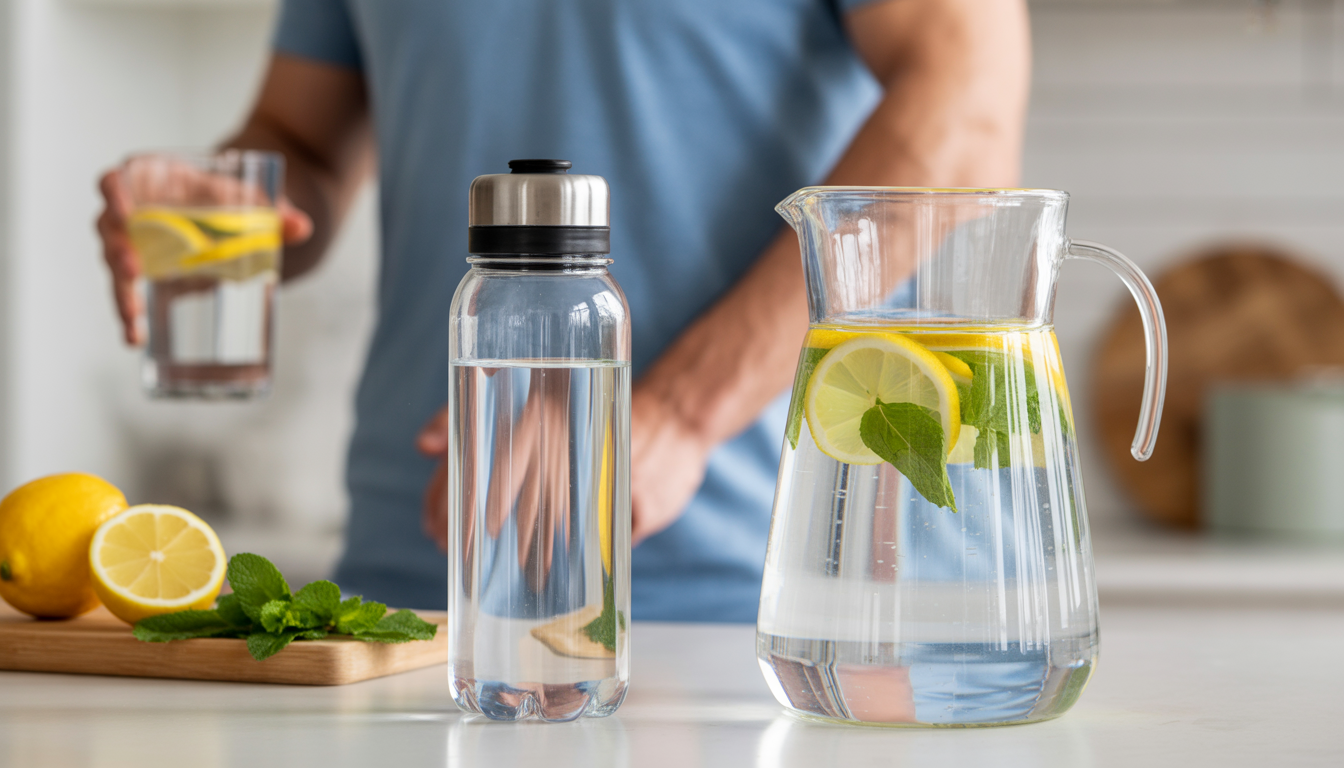 8. Boire plus d’eau