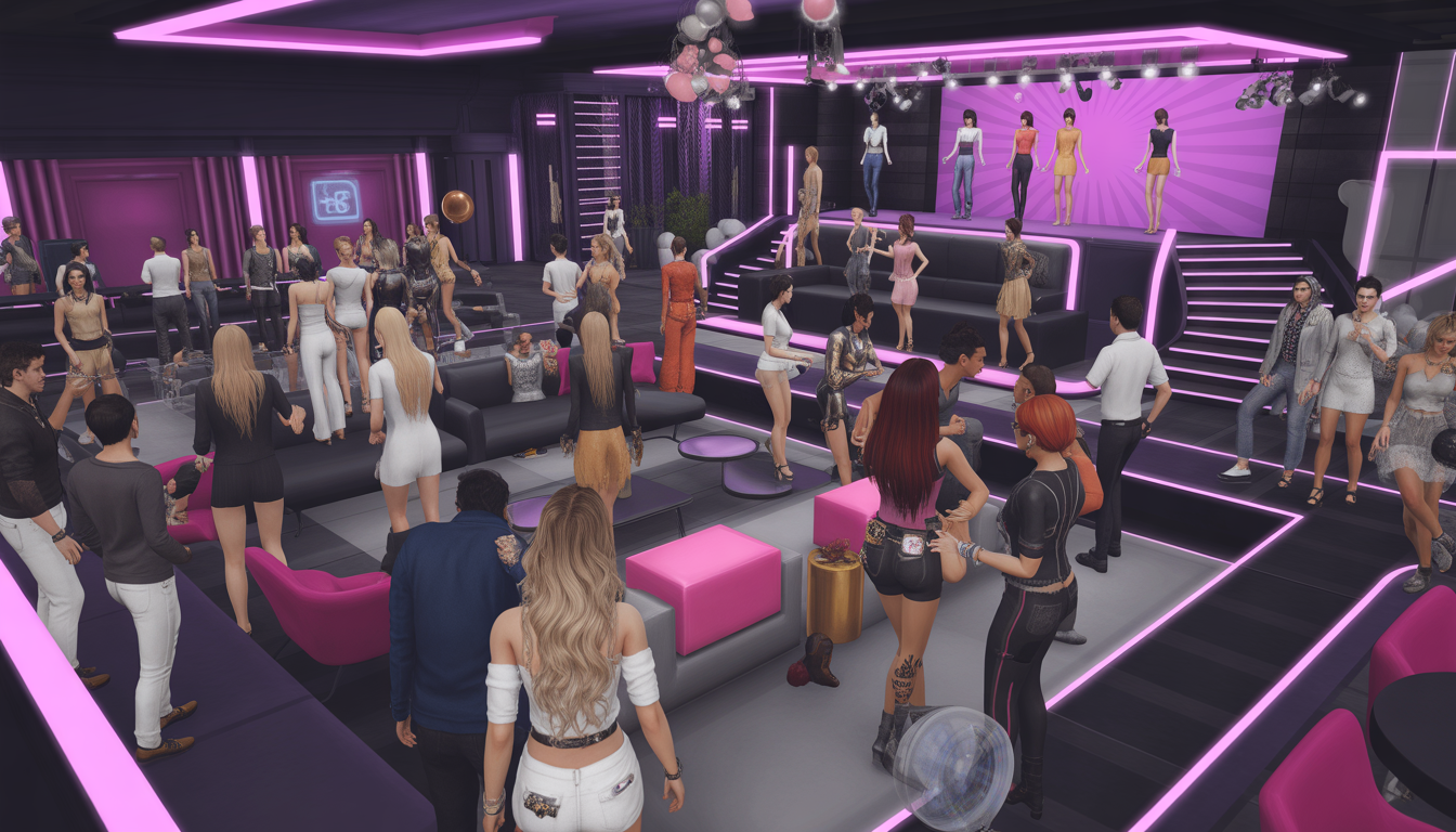 13. Club Cooee : Ambiance lounge et avatars stylés