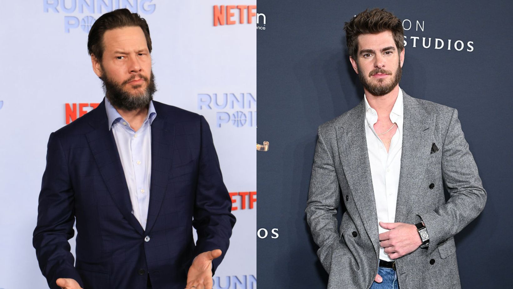 <strong>Ike Barinholtz</strong> and <strong>Andrew Garfield</strong>