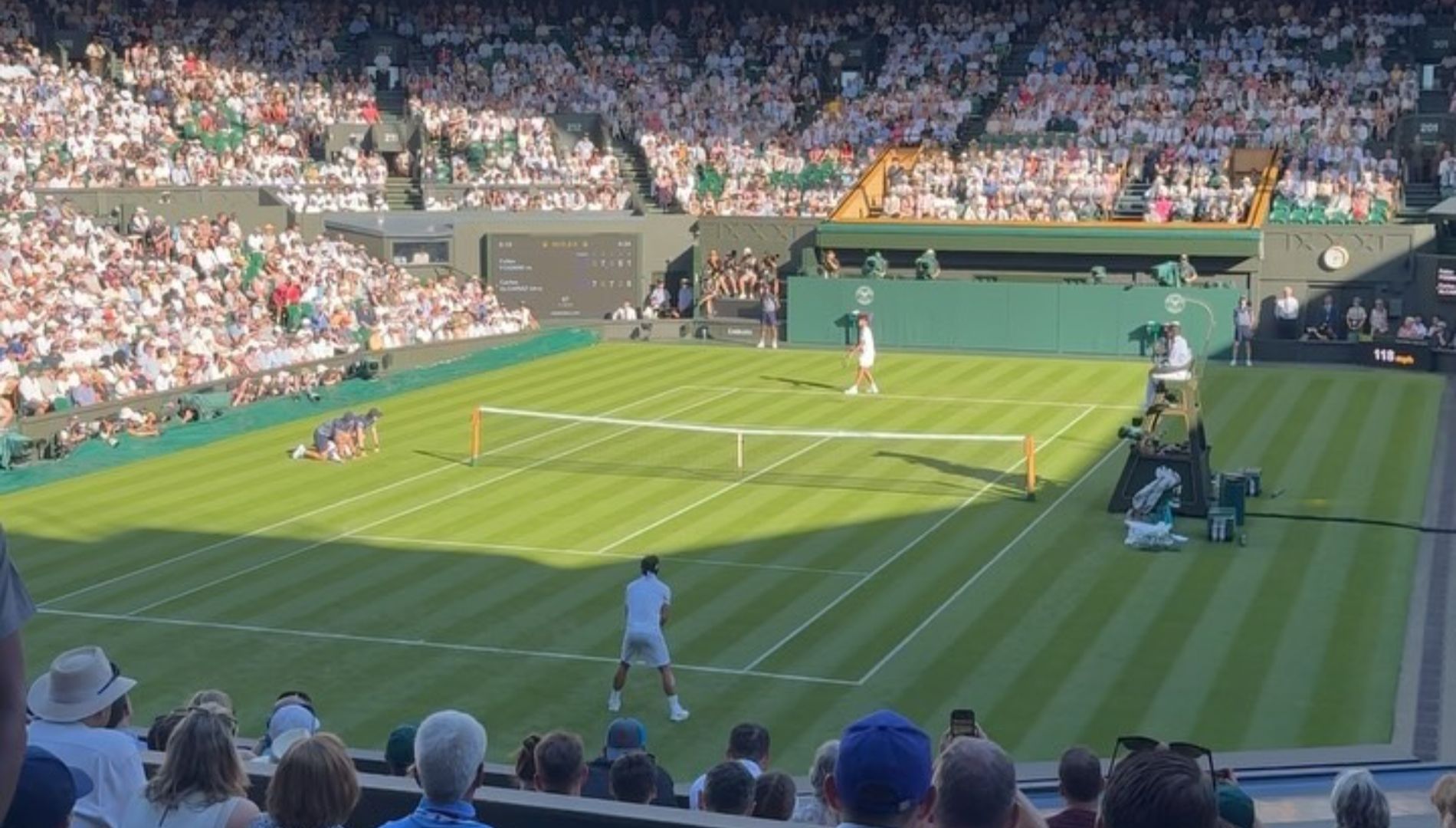 Un amateur de tennis