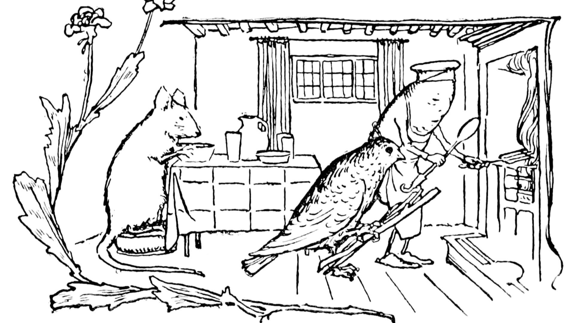 19. "La souris, l'oiseau et la saucisse