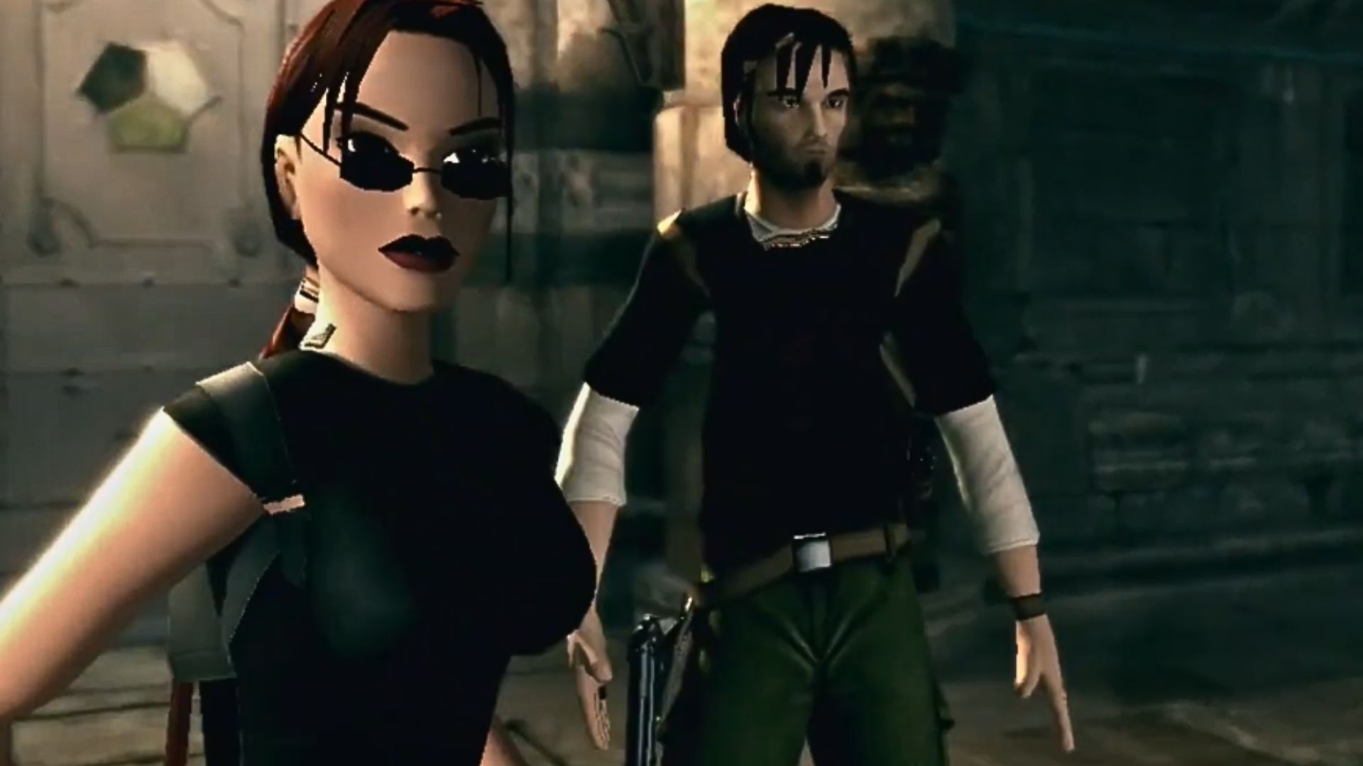 8. Lara Croft et Kurtis Trent dans Tomb Raider: L'Ange des Ténèbres