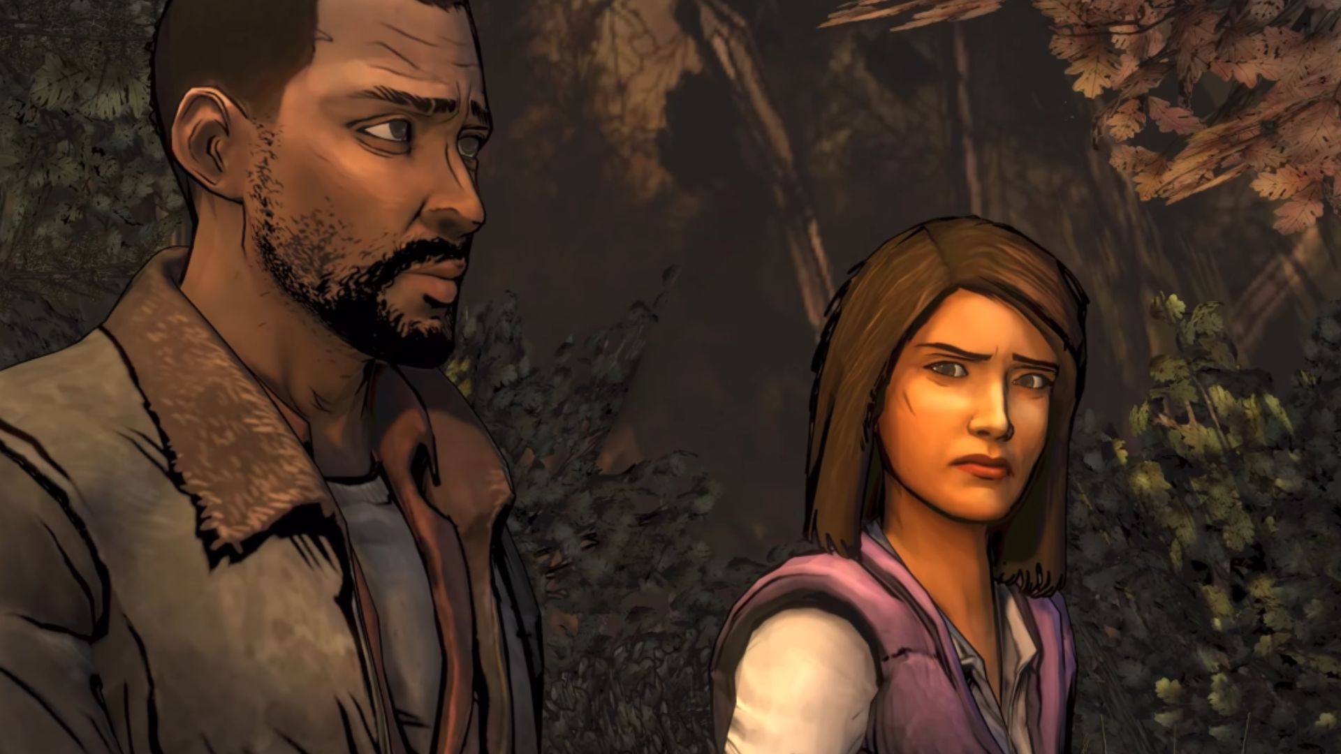 8. Lee Everett & Carley dans The Walking Dead: Saison 1
