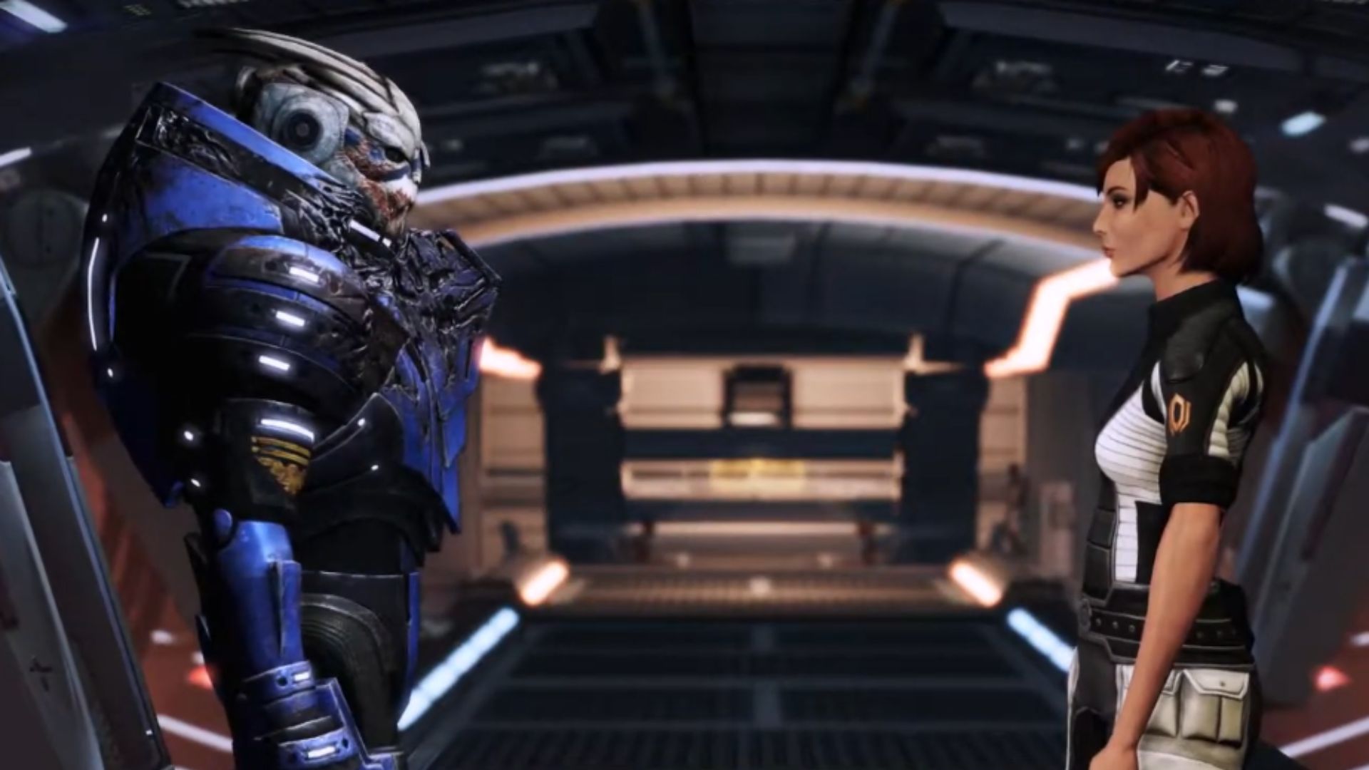 7. Le commandant Shepard et Garrus Vakarian dans Mass Effect 2