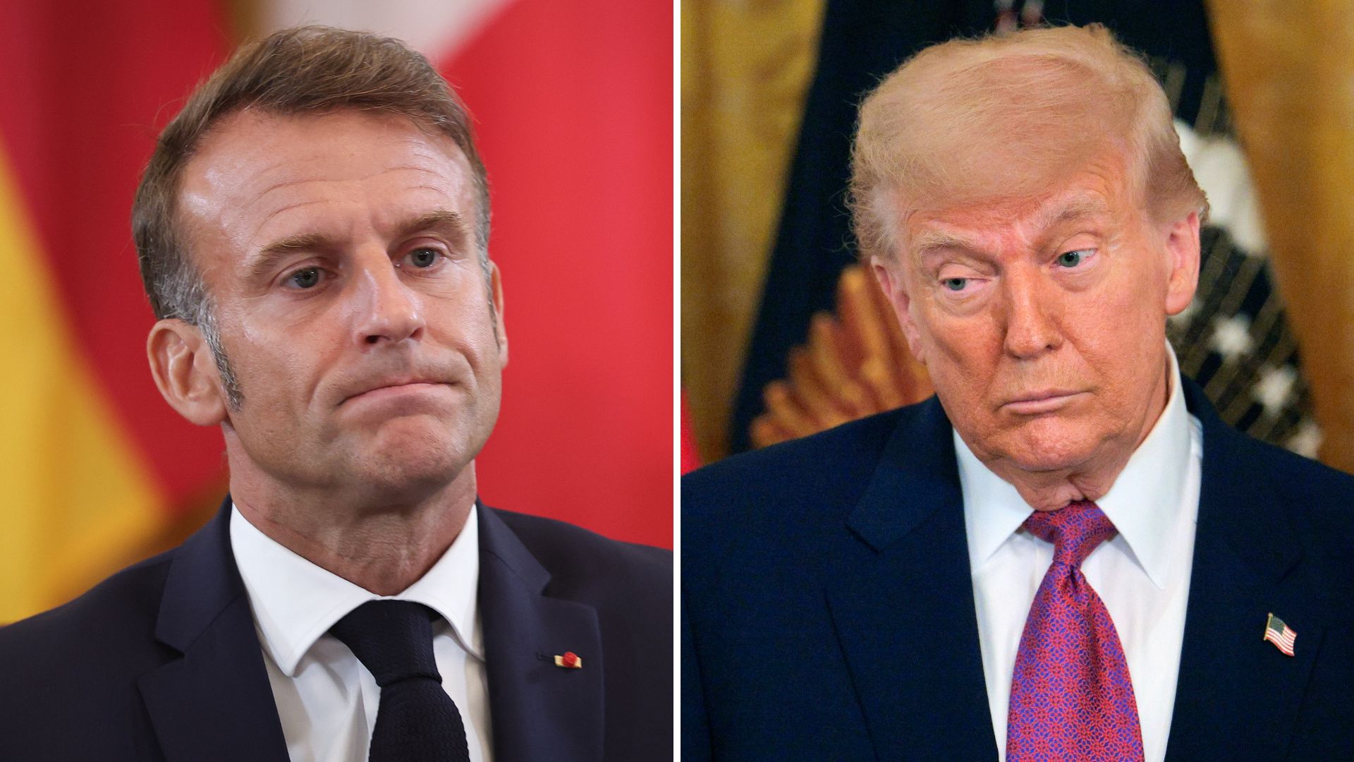Macron attaque Trump en défendant sa femme