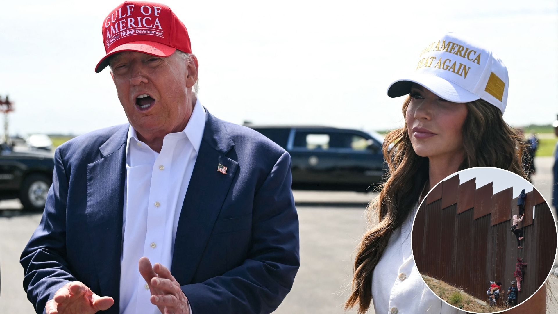 Trump peint son mur noir pour que les migrants se brûlent