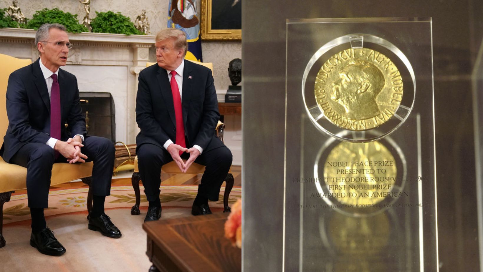 Trump à genoux pour son Nobel