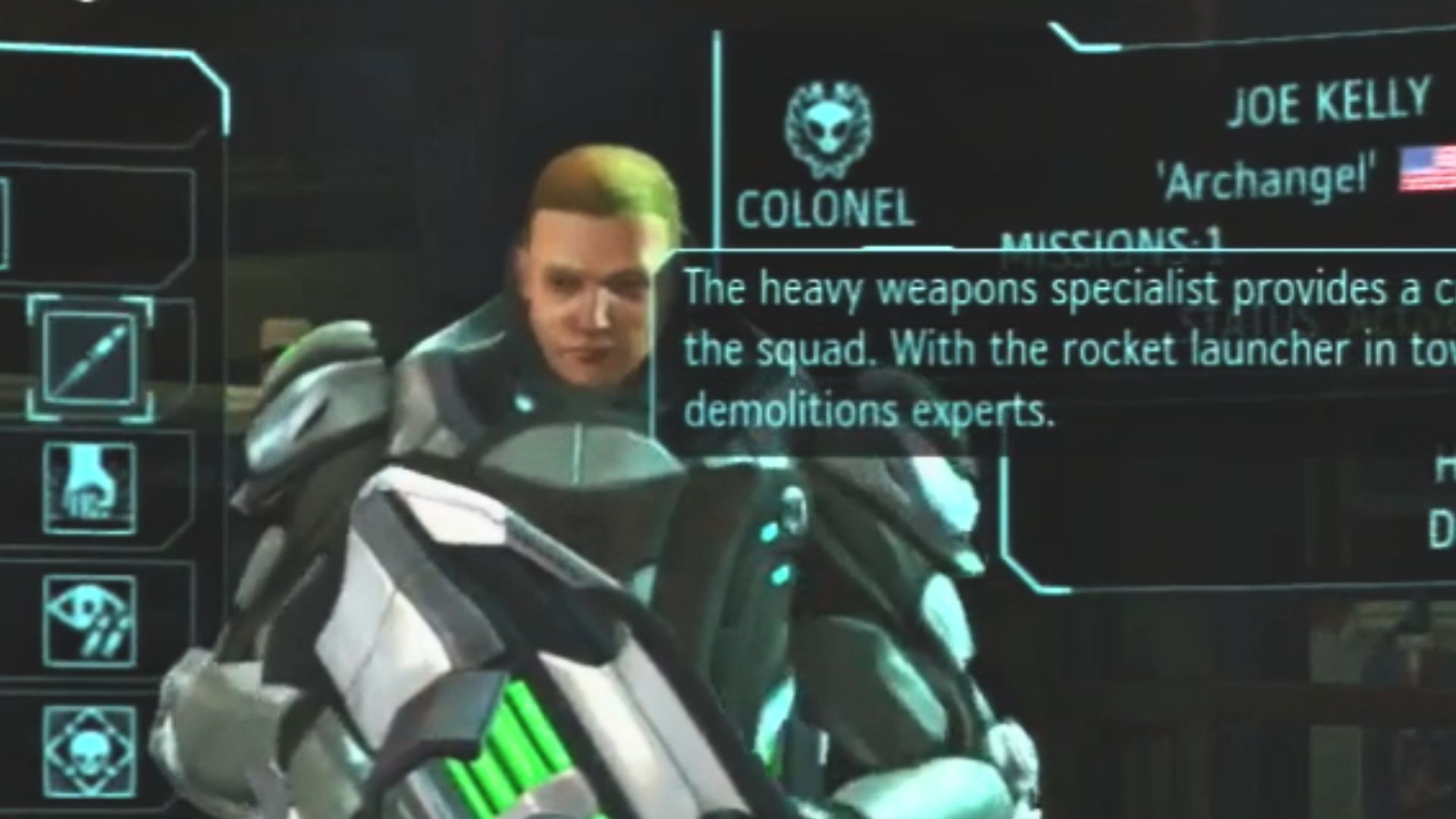 5. Joe Kelly (XCOM: Enemy Unknown)