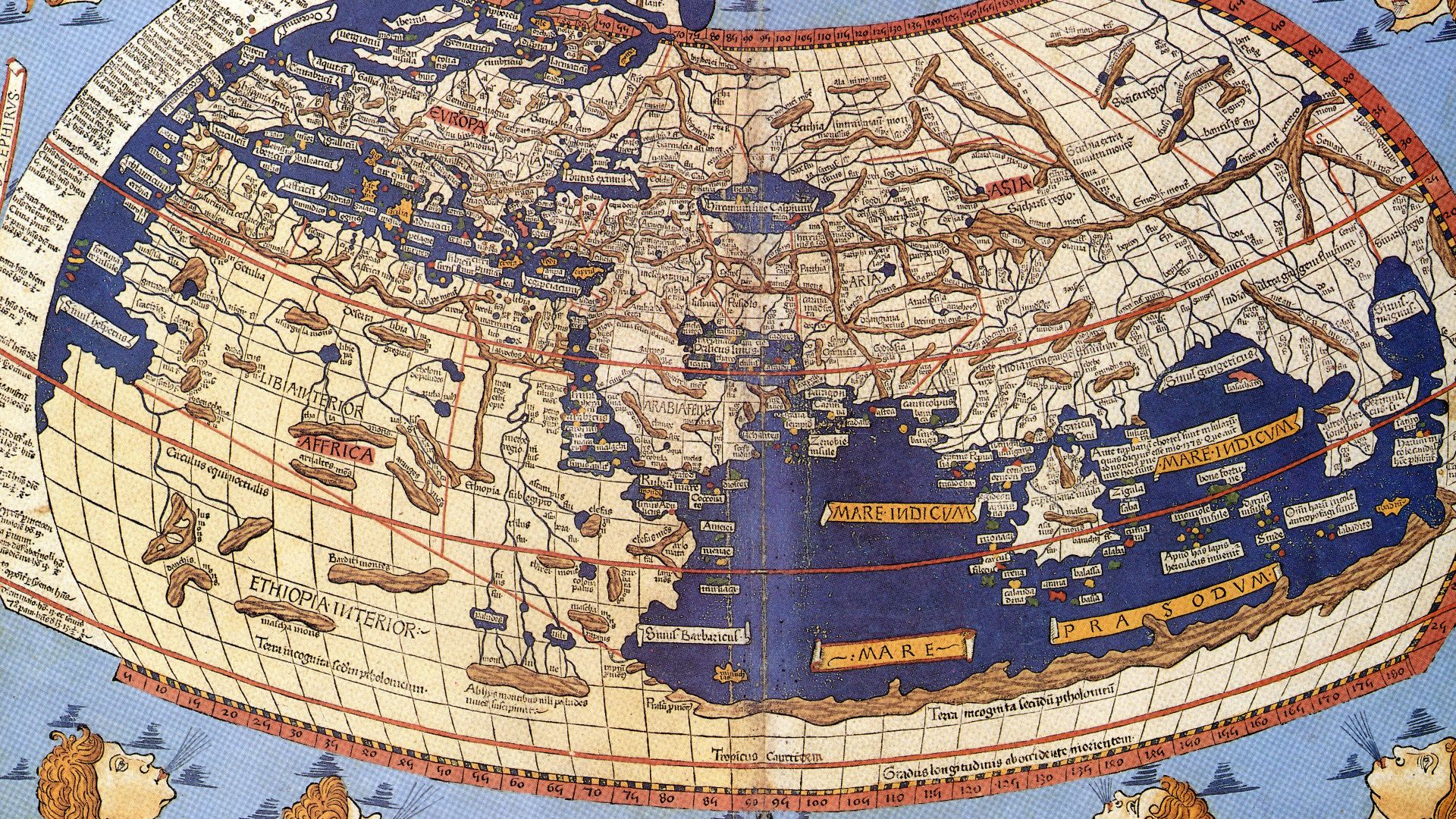 20. La carte du monde de Ptolémée