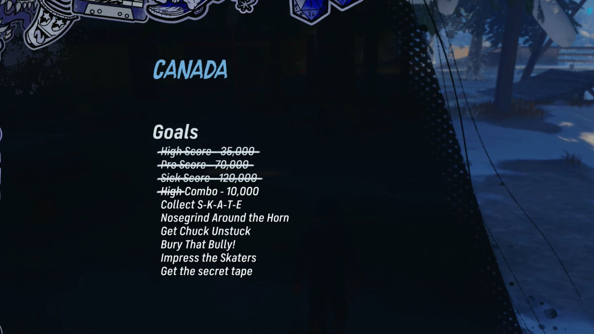 9. La structure du mode carrière est maintenue dans THPS 3