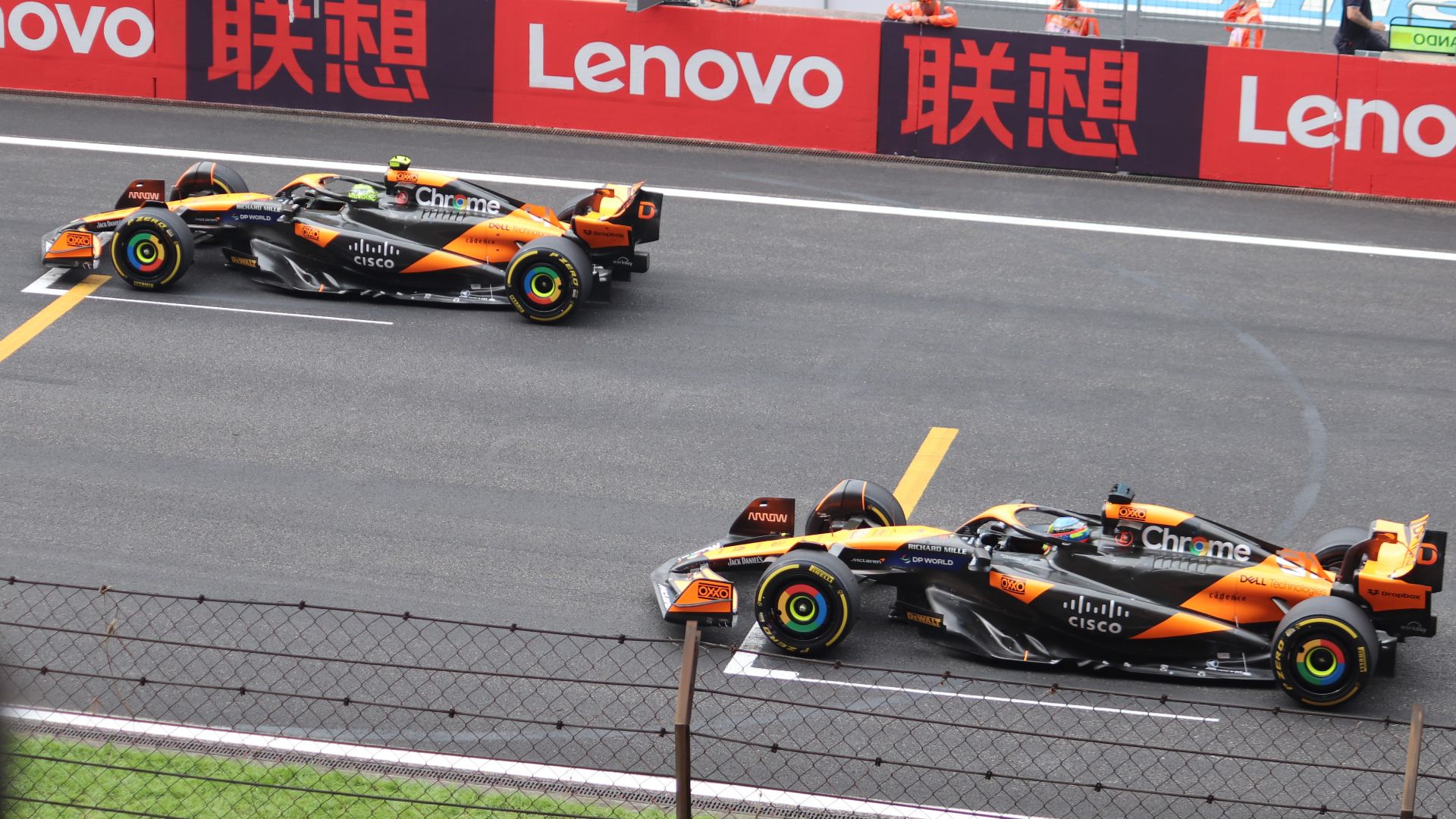 17. Lando Norris vs. Oscar Piastri