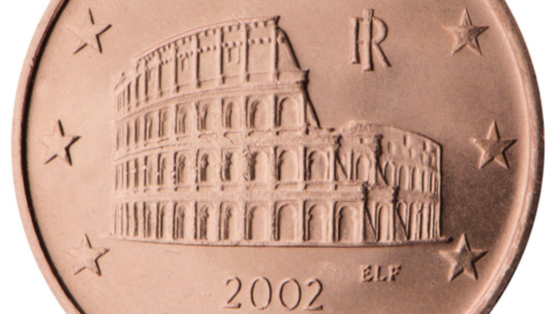20. Figure sur la pièce de cinq centimes italienne