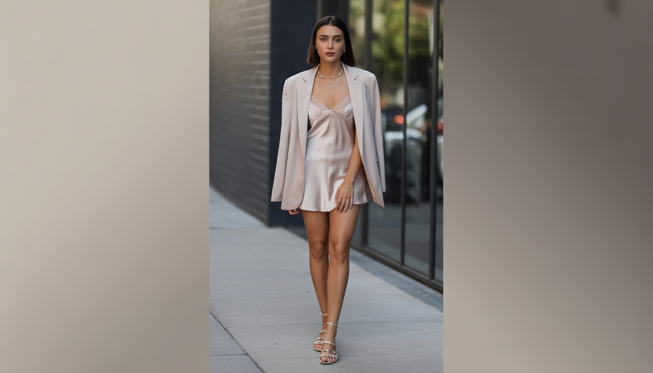11. La robe nuisette et blazer