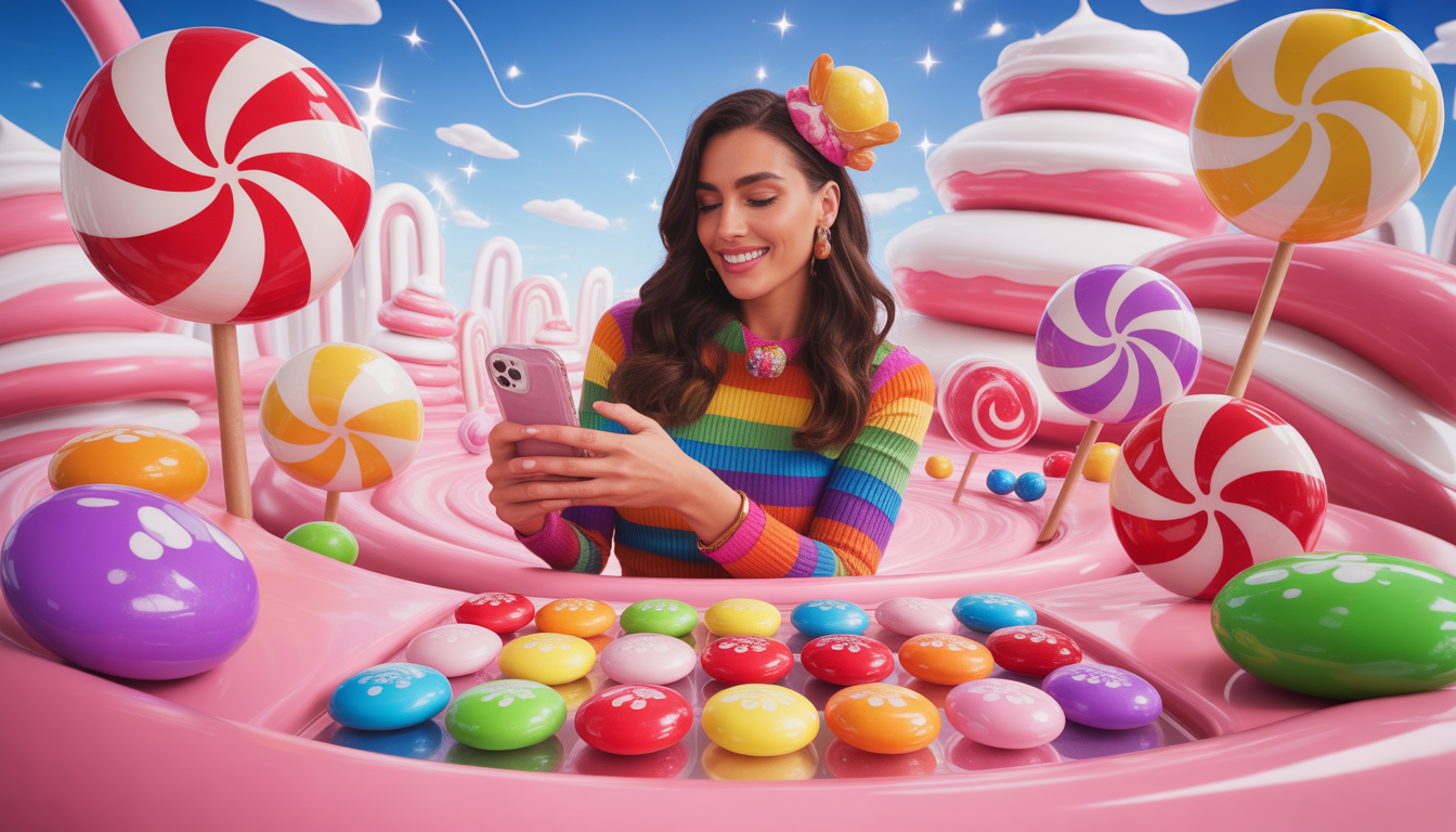 8. Candy Crush Saga: couleurs et rapidité