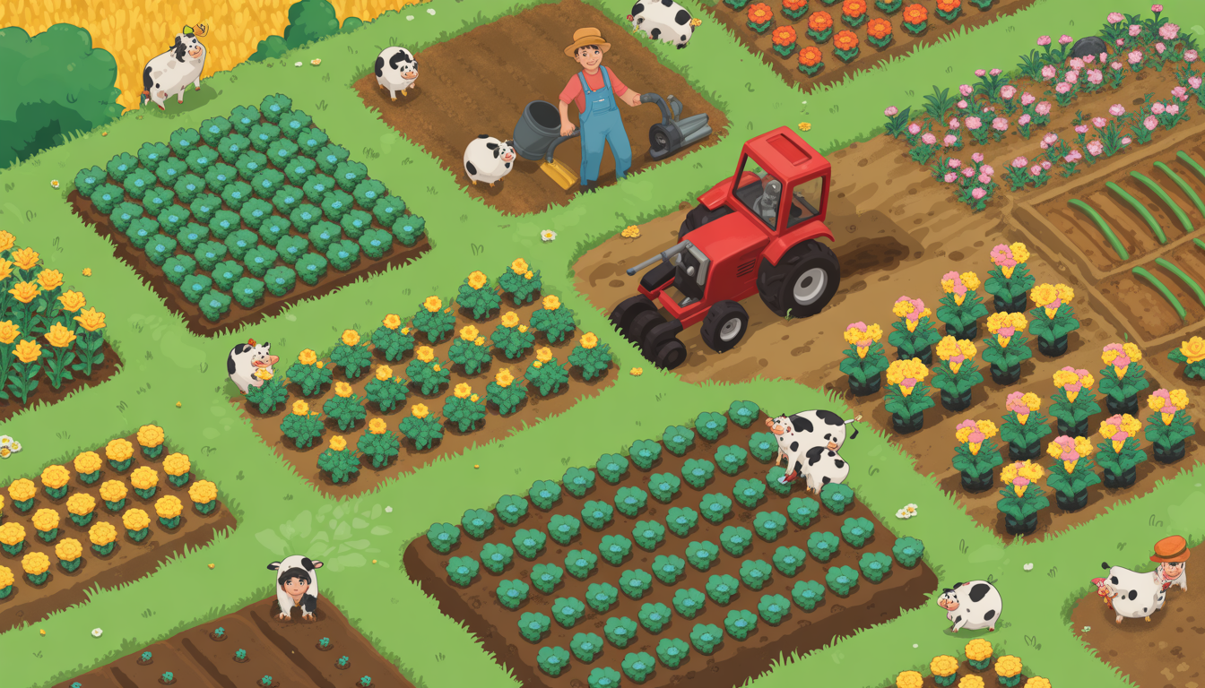 3. Farmerama: La ferme, version fun