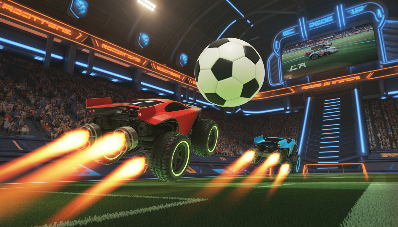 5. Rocket League: Voitures et foot, combo explosif