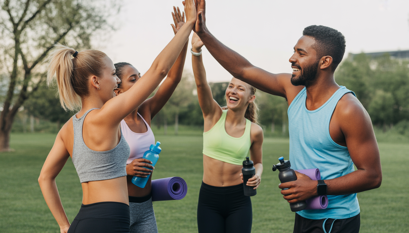 13. S’entourer de potes motivés